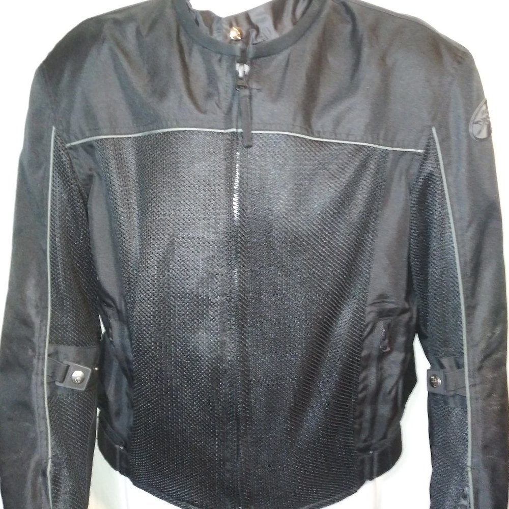 Joe Rocket Armored Moto Jacket Men's Medium Black